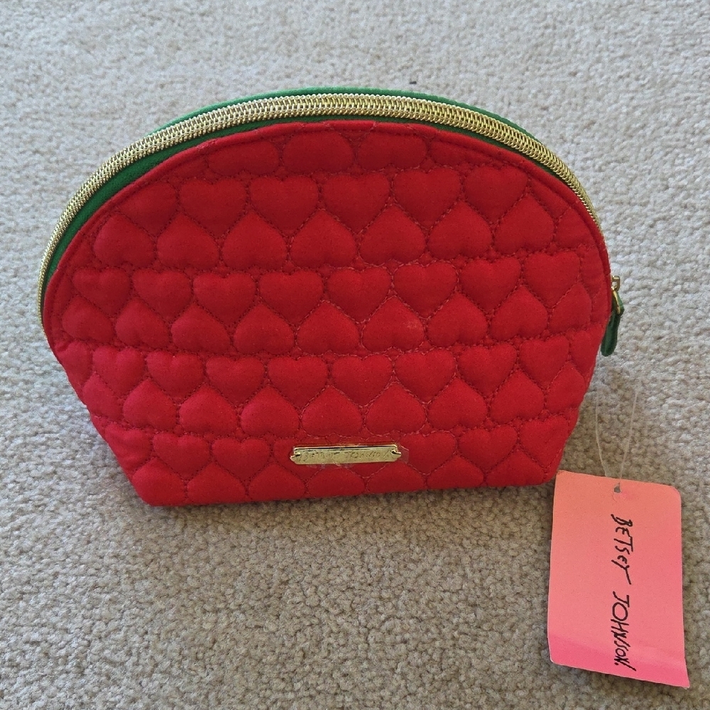 NWT Betsey Johnson Watermelon Cosmetic Bag
